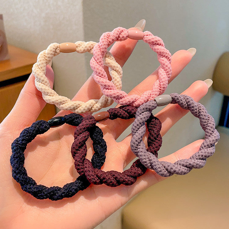 Wholesale High Elastic Hair Band Braid Rubber Band